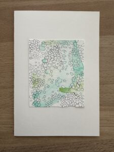 handmade artful card