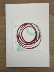 handmade artful card