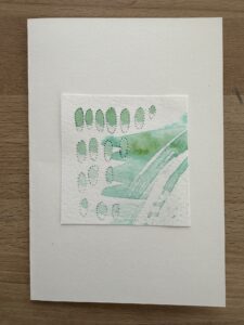 handmade artful card