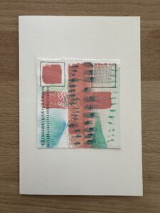 handmade artful card