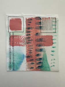handmade artful card