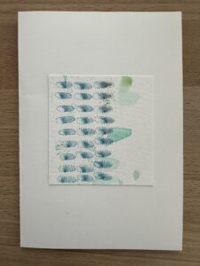 handmade artful card