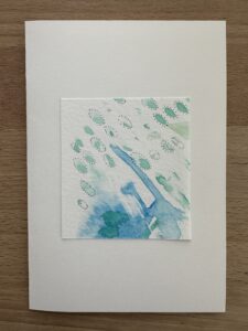 handmade artful card