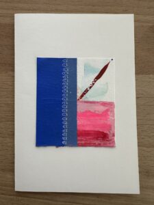 handmade artful card